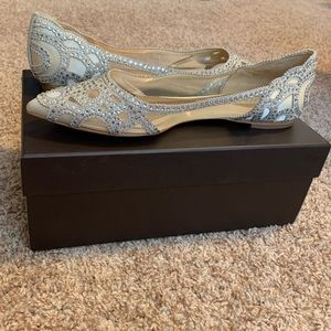 Badgley Mischka Gigi Embellished Flat